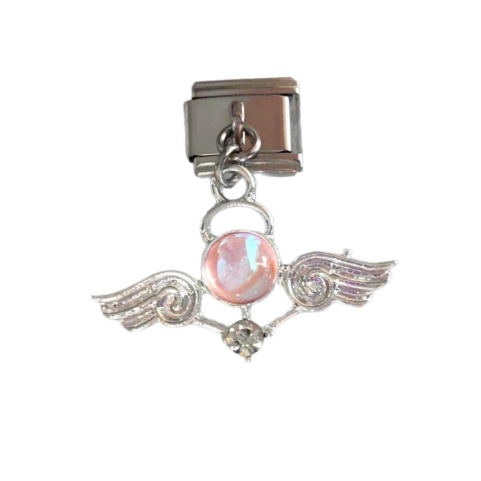 Wholesale Italian Charm Stainless Steel Bracelet Single Hook Pendant Jewelry Accessory Gift