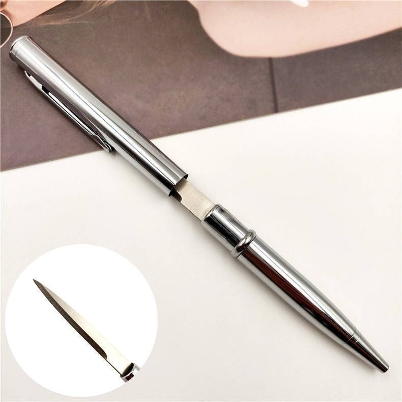 Wholesale Metal Ballpoint Pen Unpacking Express Portable Outdoor Tool Keychains ACC-KC-MengAn001