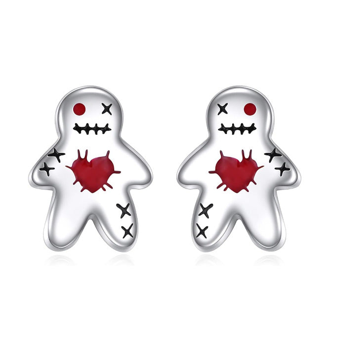 Wholesale Halloween Easter Ghost Face Ghost Cute Little Ghost Earrings