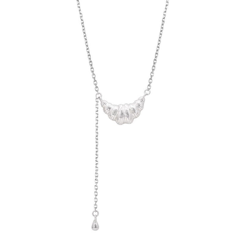Wholesale  Hornbag Necklace  Light Luxury  All-match  Tassel Design Collarbone Chain