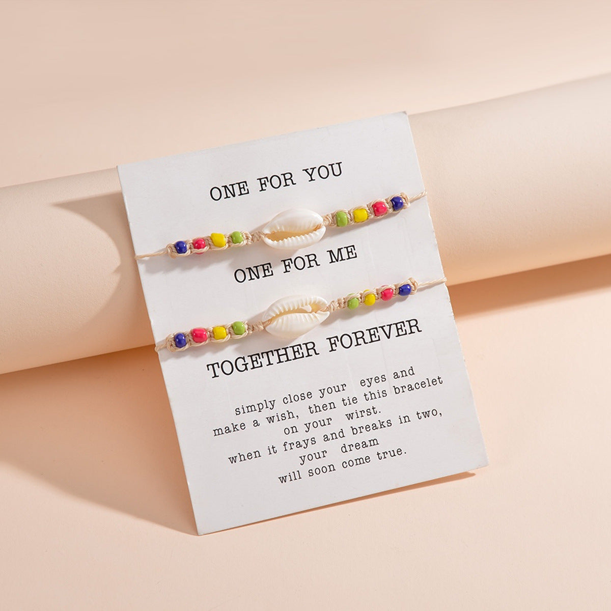 Wholesale Colorful Rice Beads  Card Friendship Bracelet suit