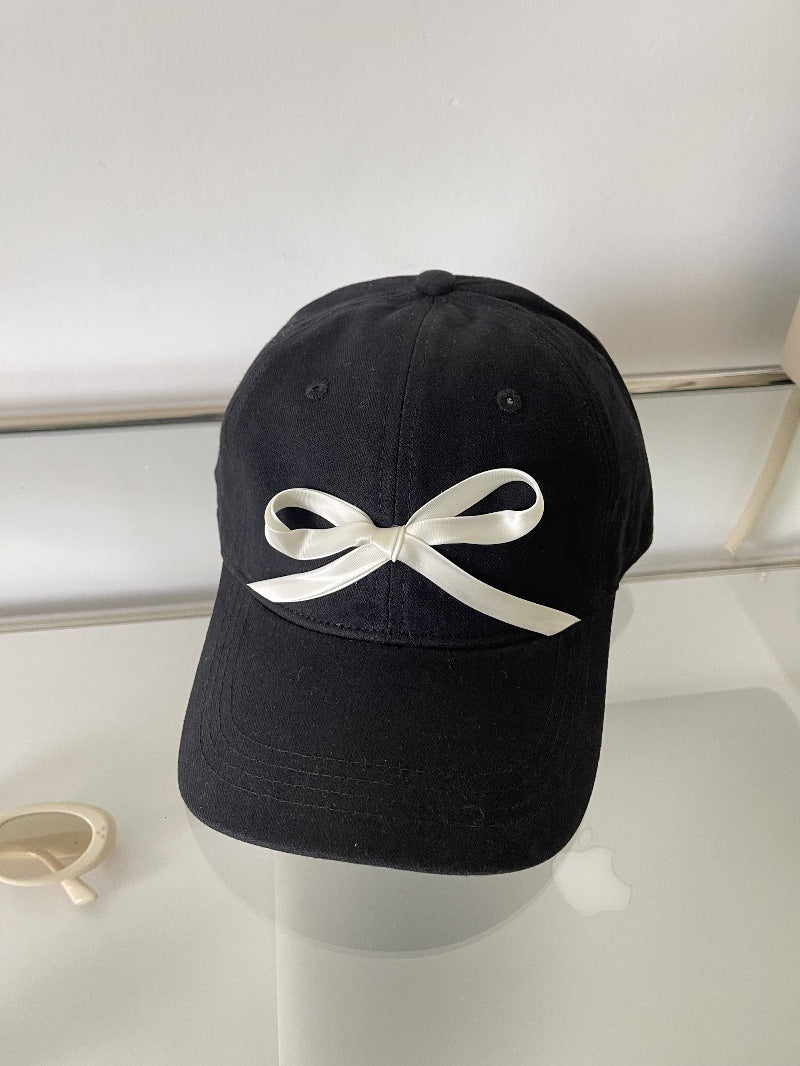 Wholesale ribbon tie bow fabric baseball cap ACC-HT-ZhiRou003