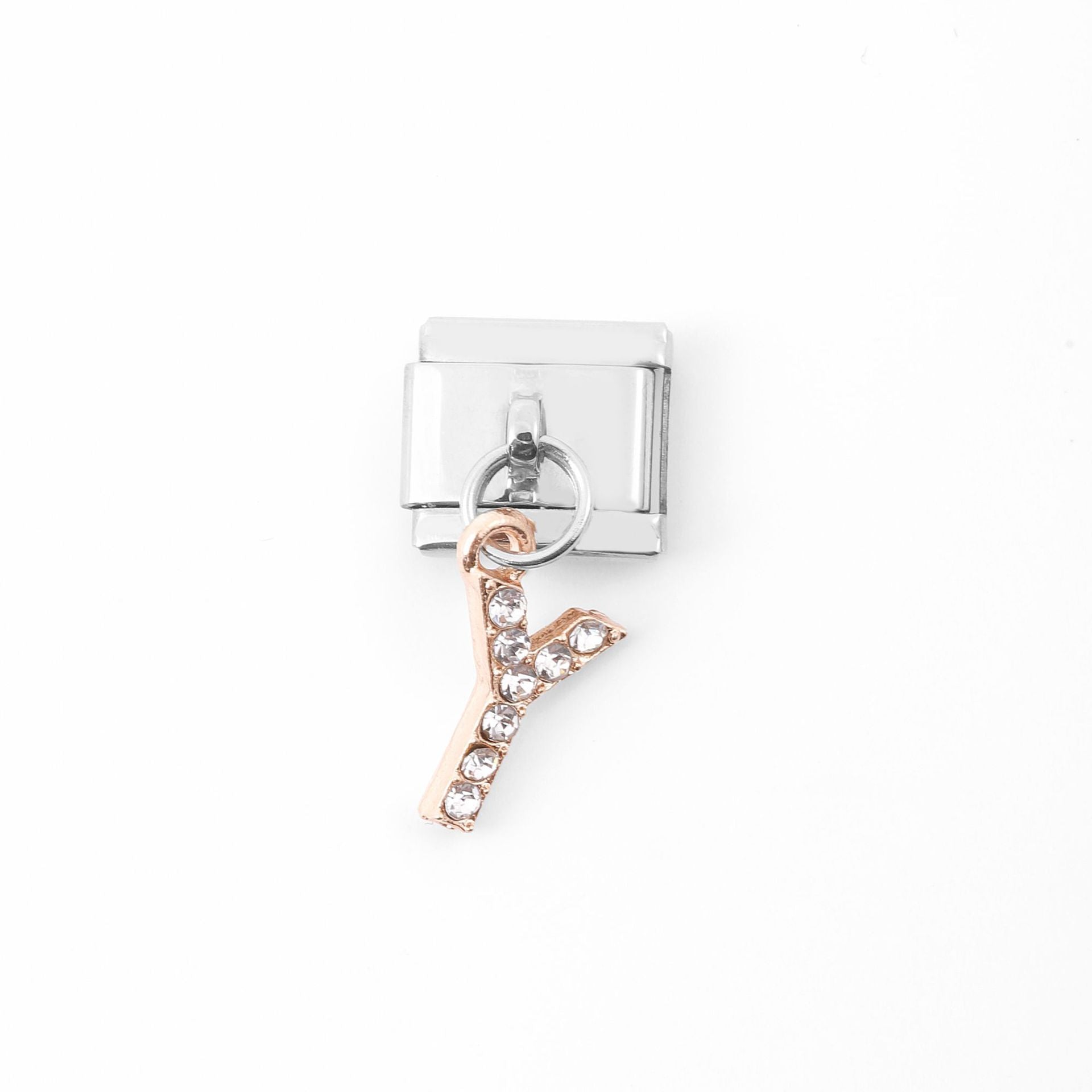 Wholesale 2pcs Italian Charm Bracelet 9mm DIY Spliced Removable Stainless Steel Letters Composable Bracelet ACC-BT-XY027