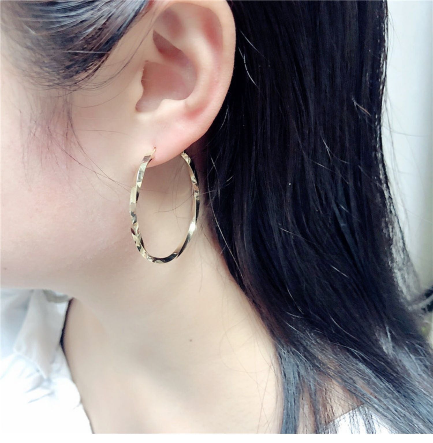 Wholesale Exaggerated Large Hoop Earrings ACC-ES-KaiKang003