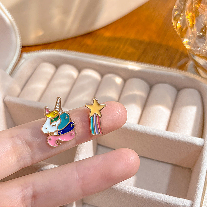 Wholesale  Cartoon Fashion Cute  Panda Collected Earrings