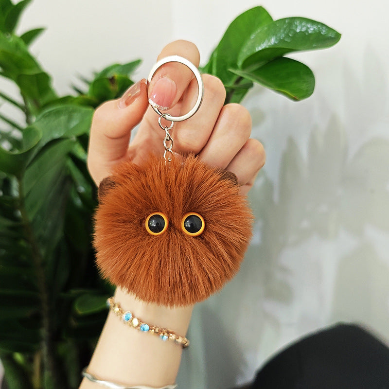Wholesale Cute Plush Cat Head Keychains ACC-KC-Chengx005