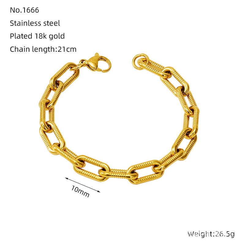 Wholesale Infinity Symbol Stainless Steel Bracelet - Fashion Accessory for Everyday Wear