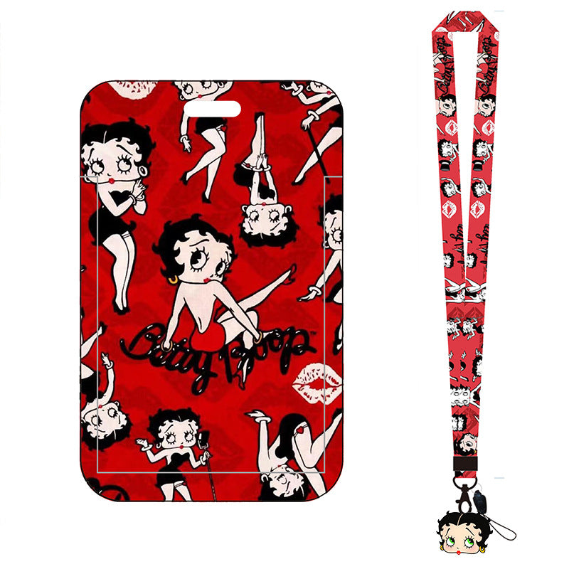 Wholesale Cute Cartoon Girl Lanyard Keychain ACCVIP-KC-AShi004