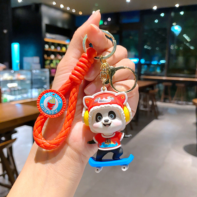 Wholesale Sports Panda Keychains Pendants ACC-KC-GongZ025
