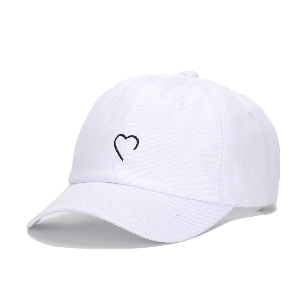 Wholesale embroidered heart baseball cap
