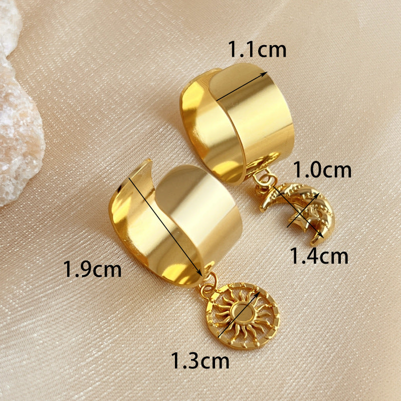 Wholesale Stainless Steel Electroplated 18K Gold Vintage Rings ACC-RS-YuSen004