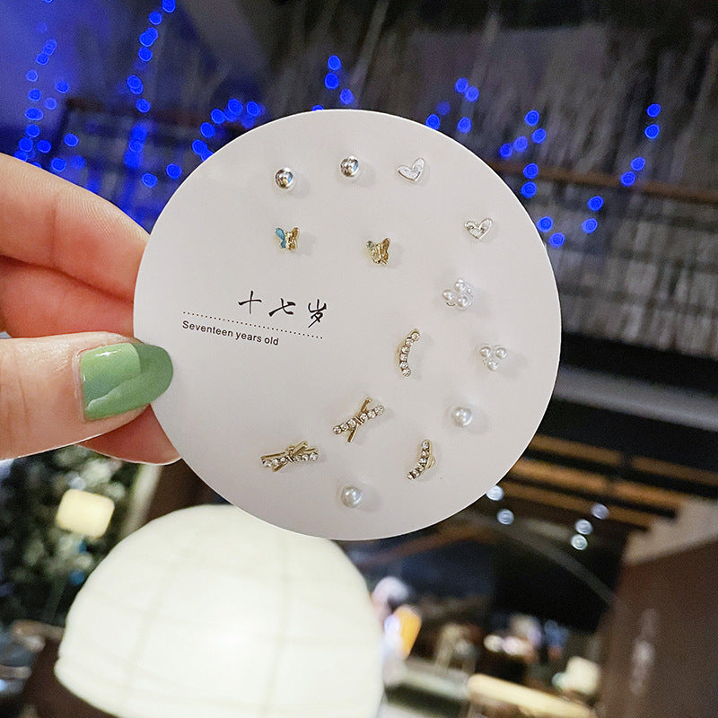 Wholesale Simple Small S925 Earring Set ACC-ES-Zhany007