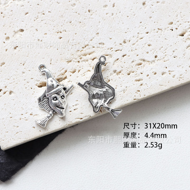 Wholesale Zinc Alloy  Pendant Necklace Set,  Dark Series DIY Jewelry Components for Keychains and Fashion Accessories
