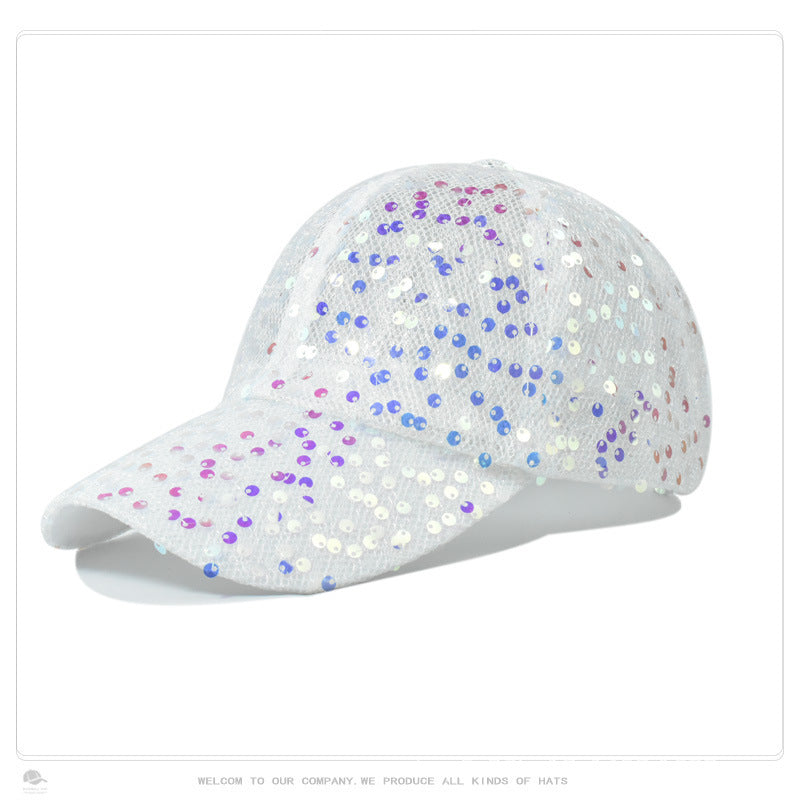 Wholesale Casual Sequined Cap Mesh Breathable Hat Baseball Cap ACC-HT-HengBing003