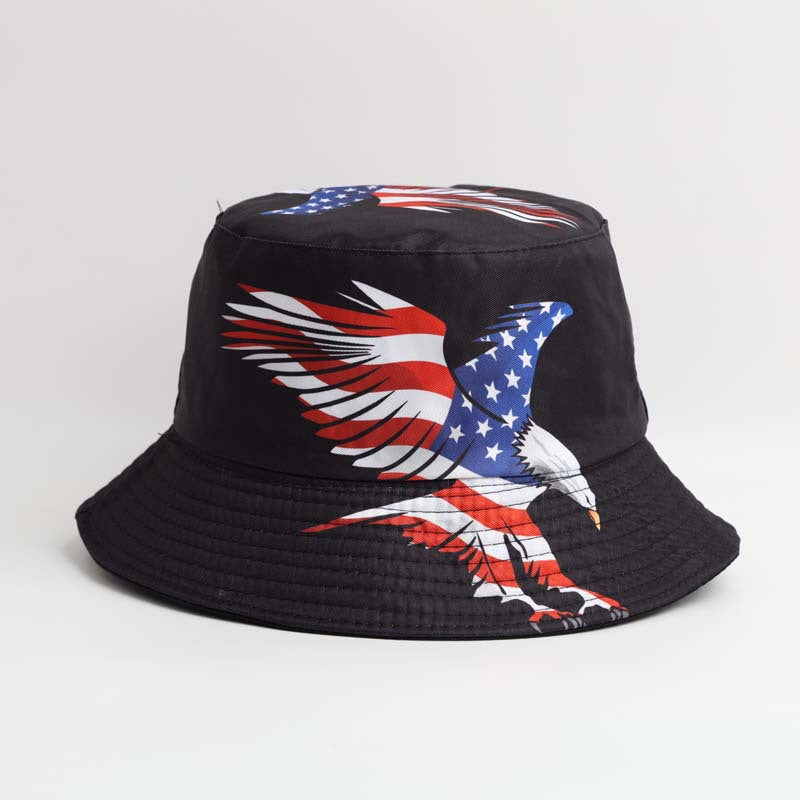 Wholesale eagle positioning digital printing fisherman hat