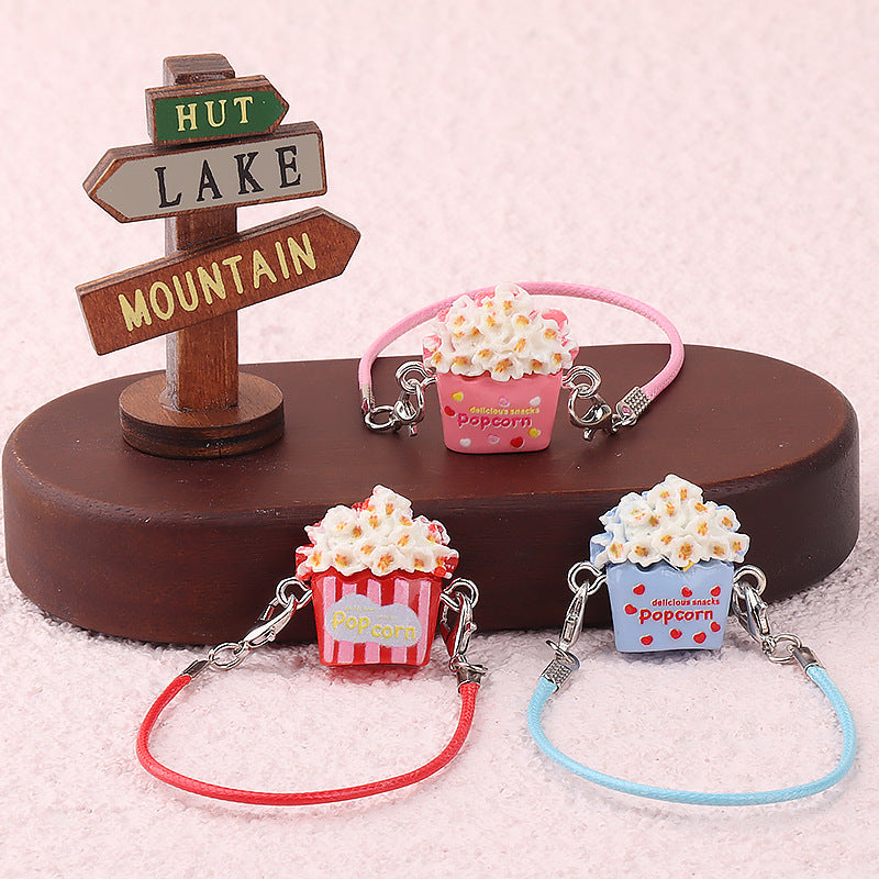 Wholesale Cute cartoon mini popcorn doll accessories