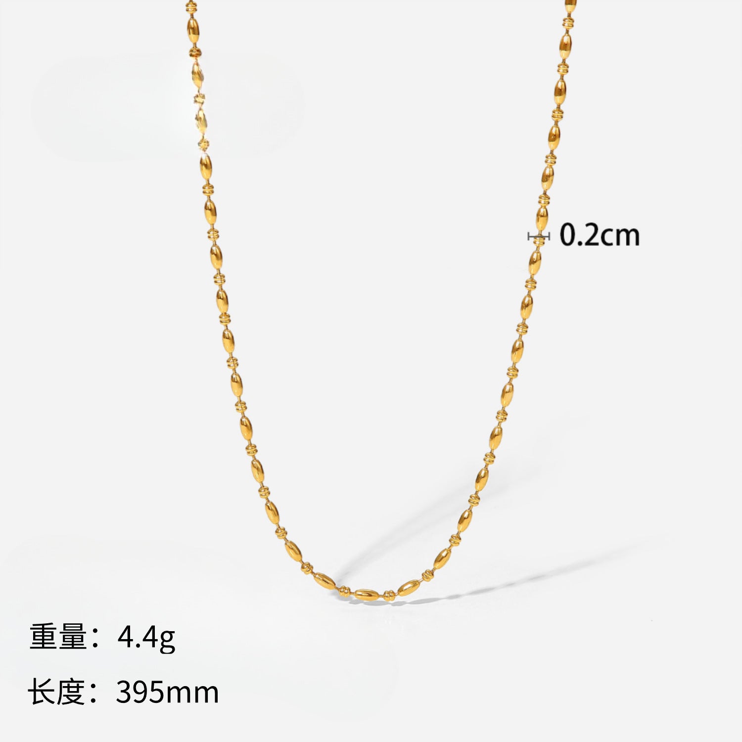 Wholesale Titanium Steel Necklace High-grade Gold Plated Necklace ACC-NE-ZhenYou001
