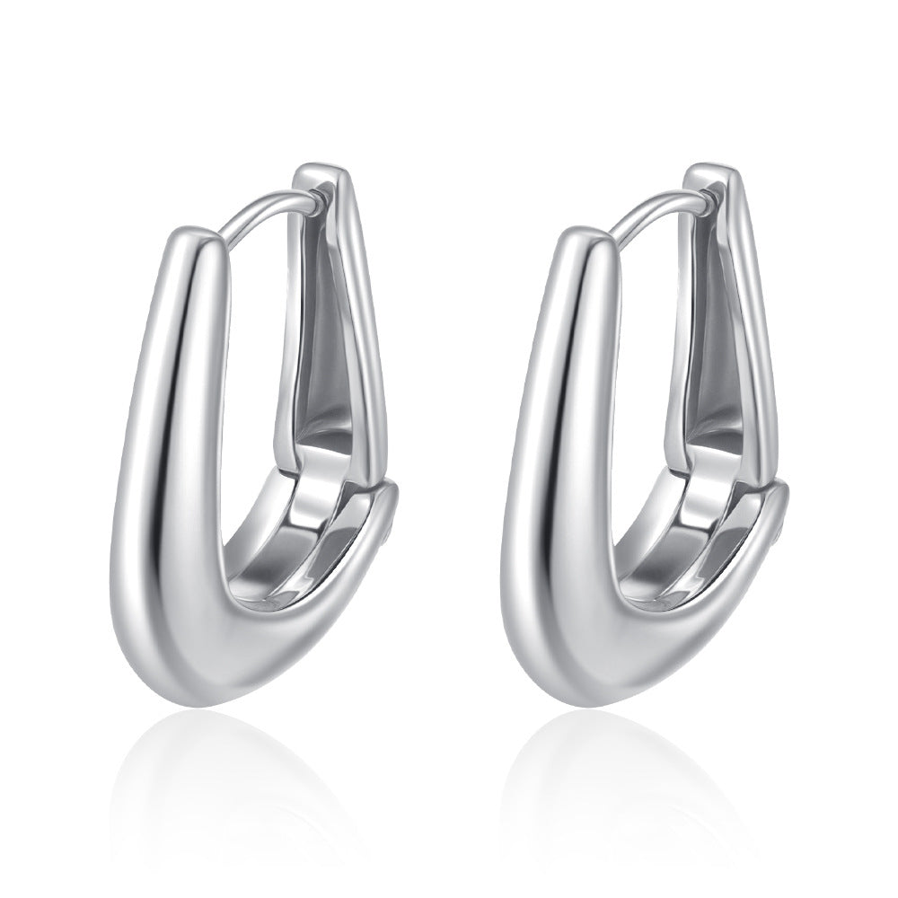 Wholesale Stainless steel geometric earrings