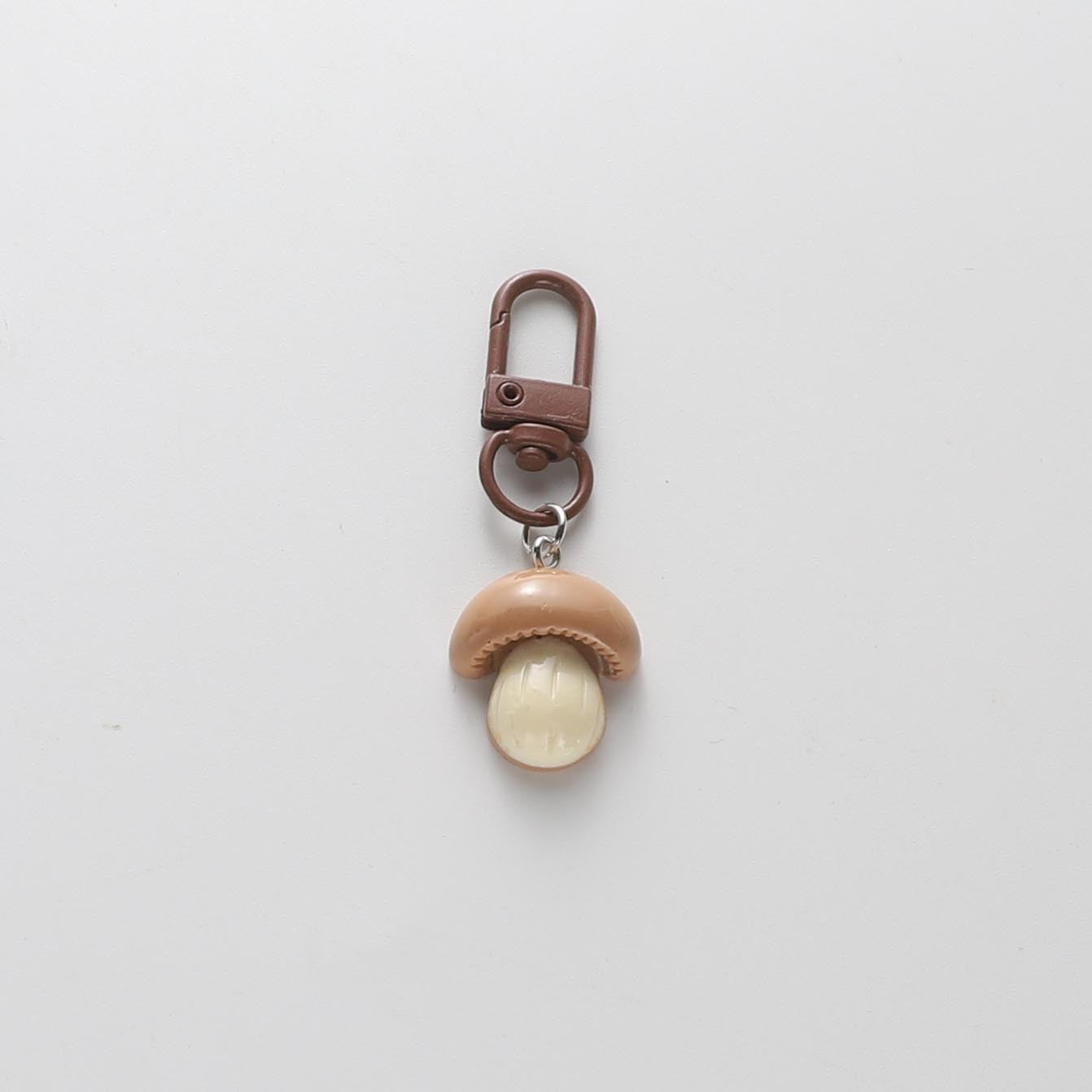 Wholesale  Food Keychain Mushroom Keychains