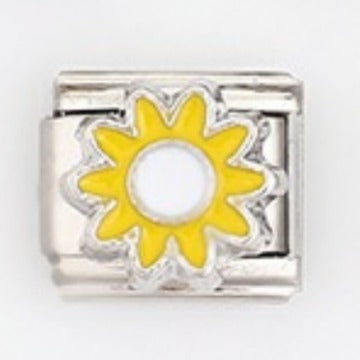 Wholesale Italian Style Flower Modular Bracelet Stainless Steel Fashion Accessory For Gift And Resale