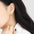 Wholesale  retro minimalist personality brushed ear buckle titanium steel earrings for women