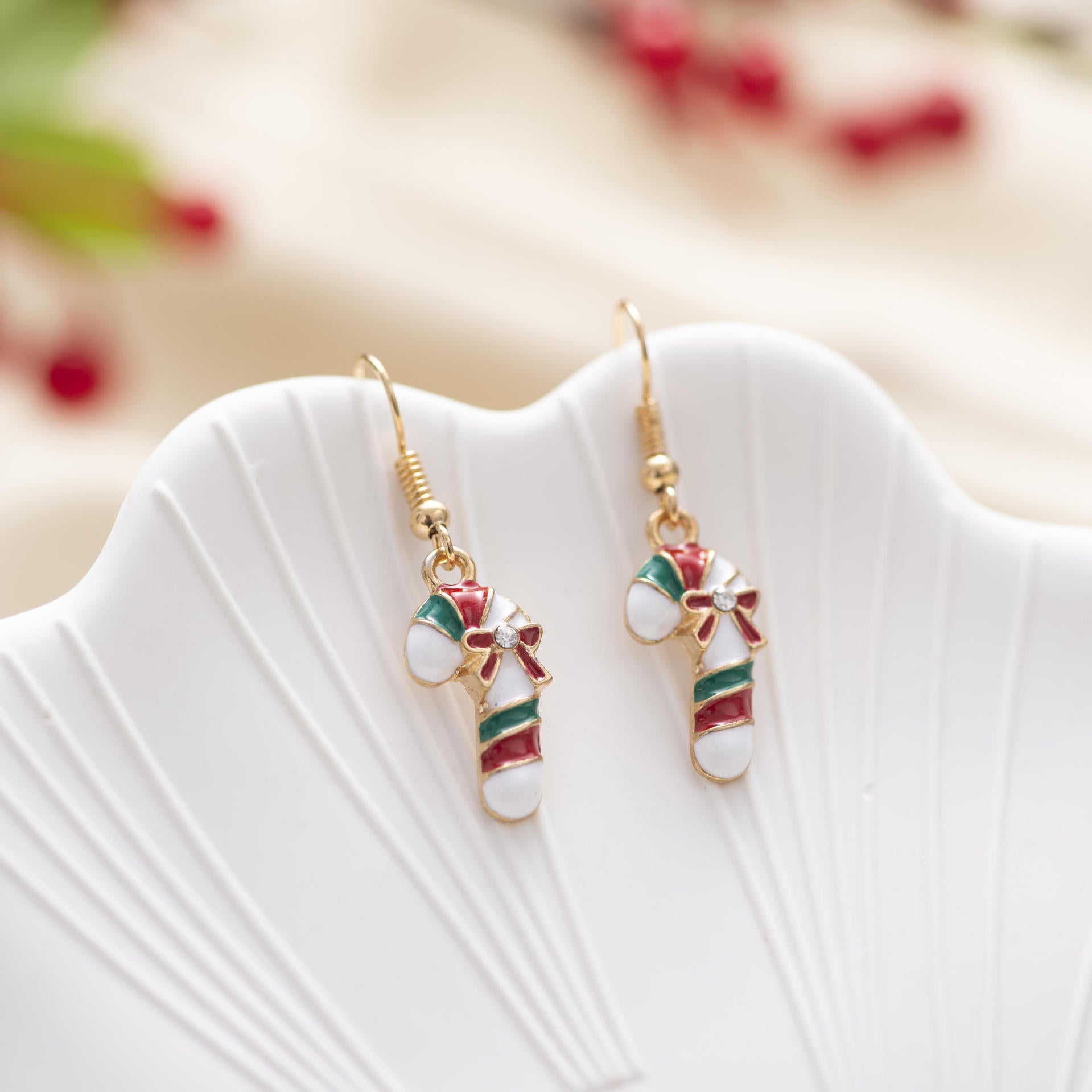 Wholesale Christmas Snowman Bell Earrings Santa Claus Earrings ACC-ES-Zhey003