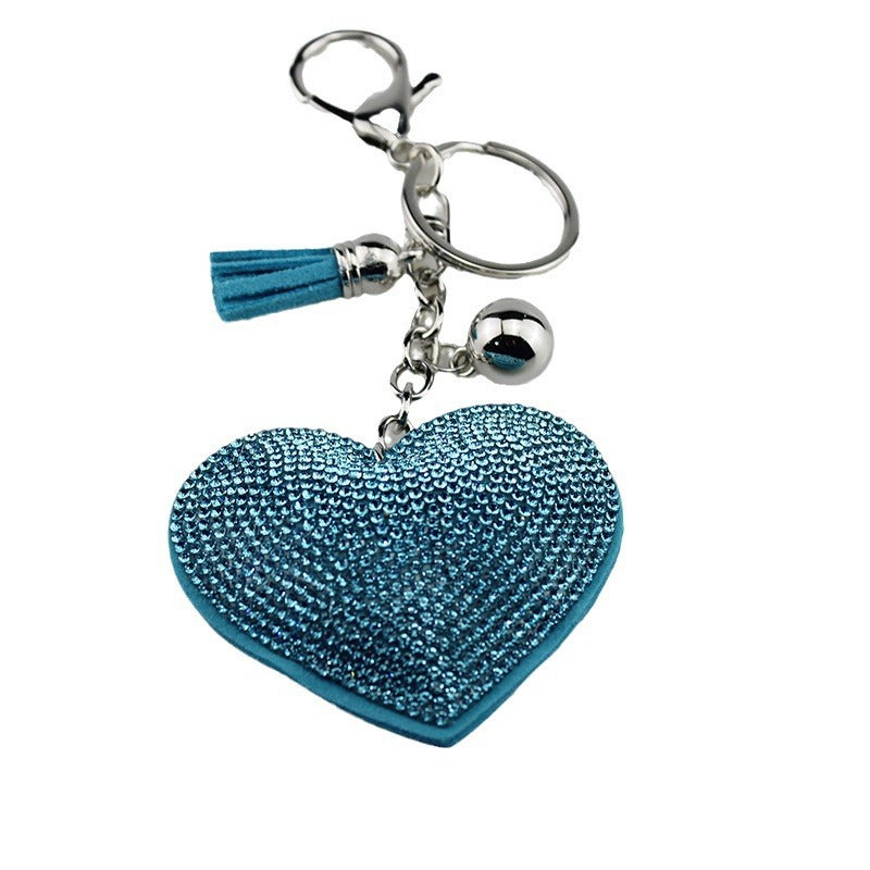 Wholesale Rhinestone Colorful Heart Keychain ACC-KC-TMS005