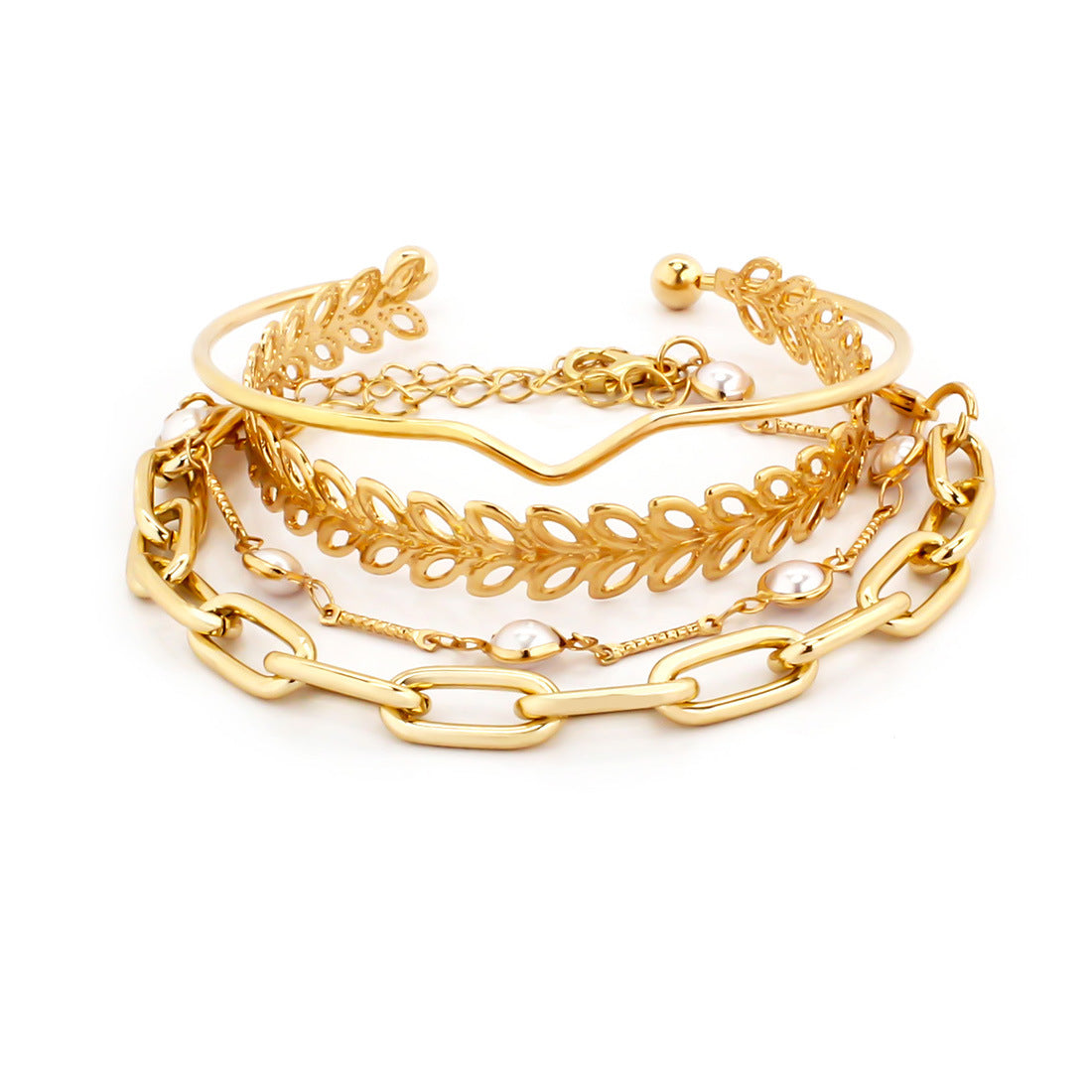 Wholesale spiral twist metal bracelet