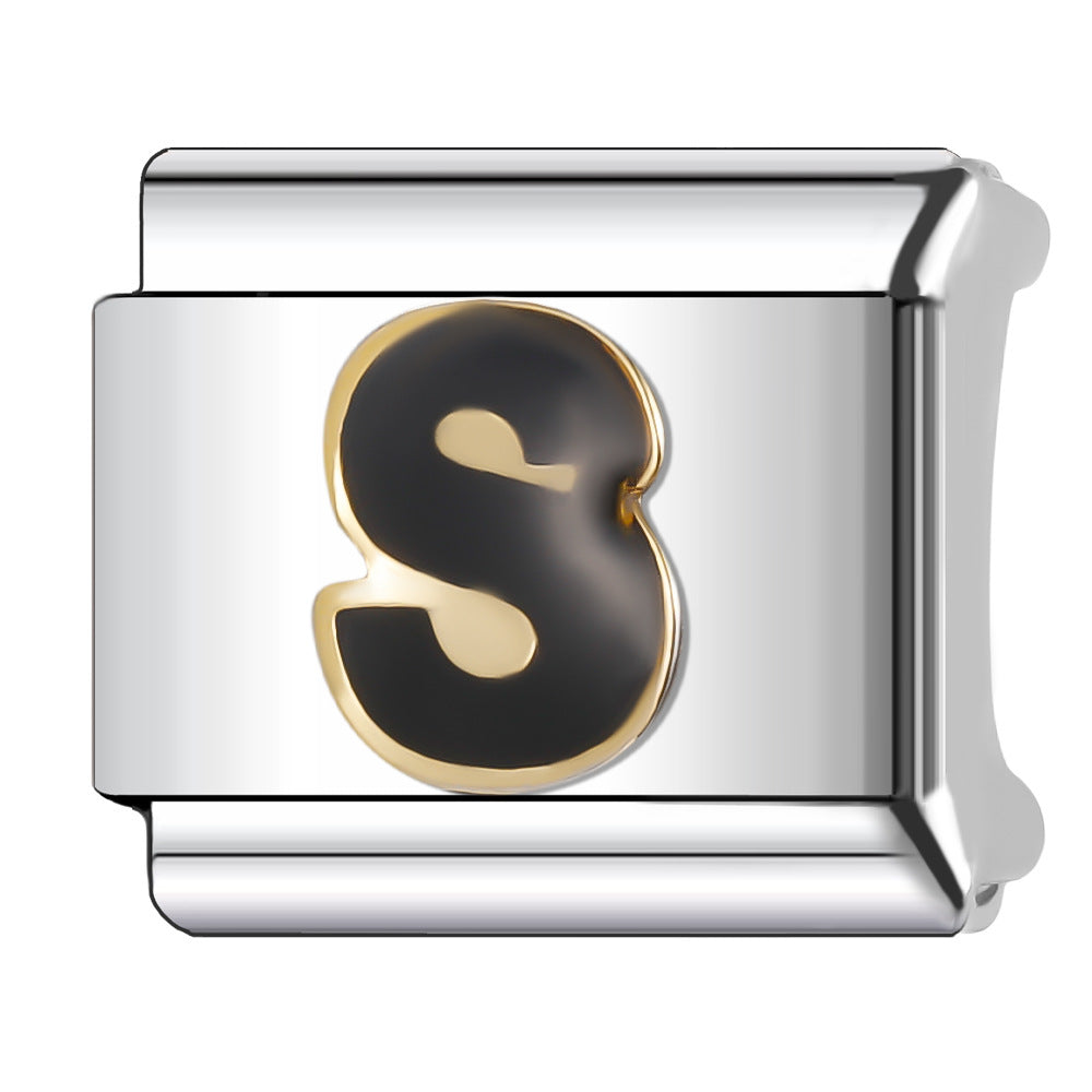 Wholesale Italian Charm Bracelet 9mm DIY Splicing Diamond Gypsophila Series Stainless Steel Composable Braceletc Pattern Bracelet Jewelry