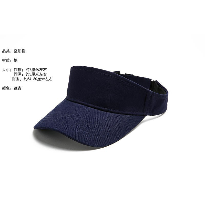 Wholesale Solid Color Pure Cotton Empty Top Hat