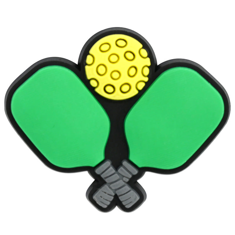 Wholesale Random 100pcs Ball Sports PVC Soft Rubber Shoe Buckle Decoration ACC-SC-RYY077