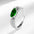 Wholesale  Light Luxury Style Open-ended Elegant Horse Eye Zircon Ring