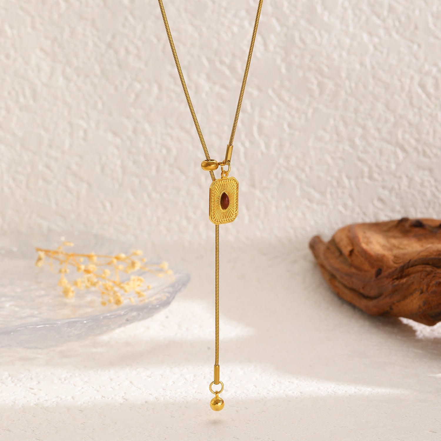 Wholesale Alloy Tiger Eye Necklace