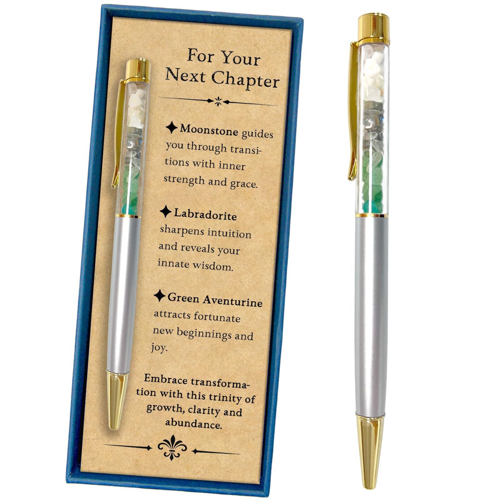 Wholesale Quicksand Metal Empty Pen Barrel  3–5mm  Natural Crushed Stone Pen