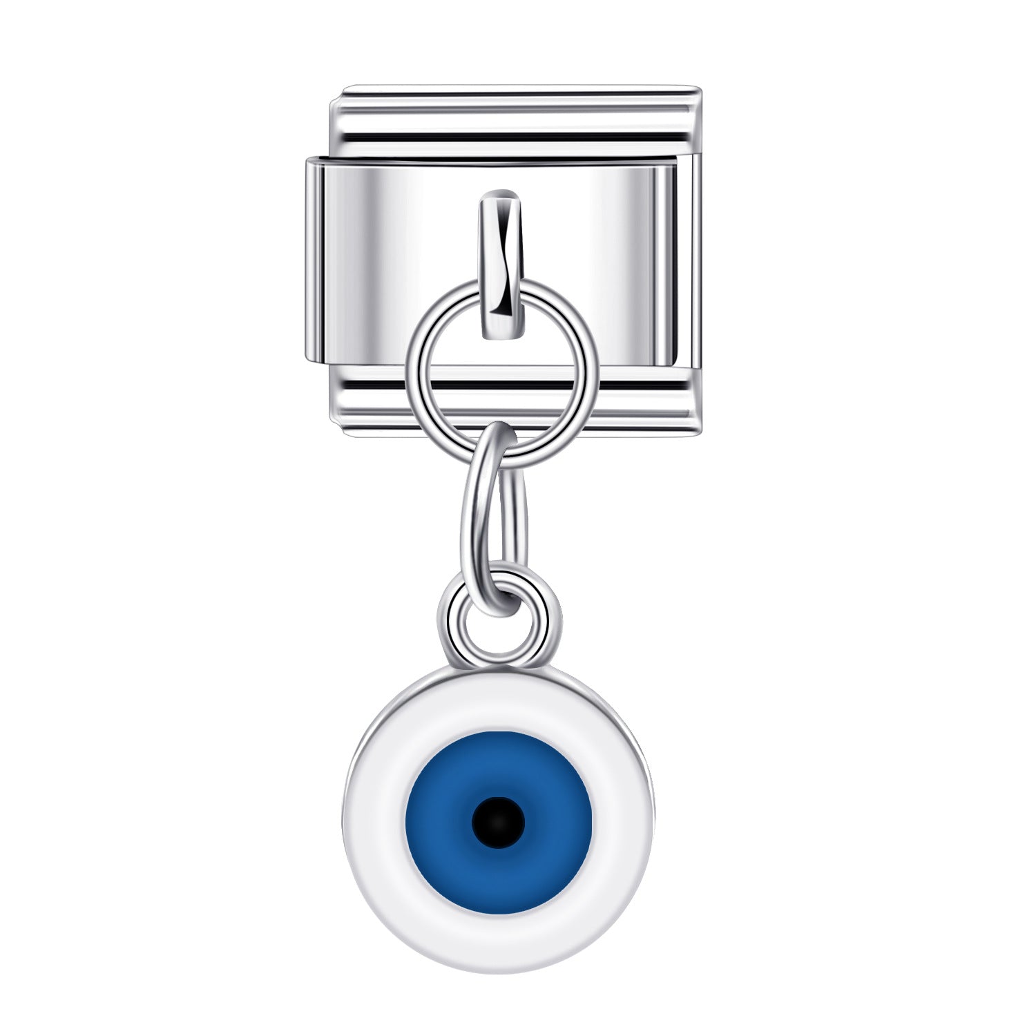 Wholesale 10pcs Italian Charm Bracelet 9mm DIY Splicing Eiffel Tower Suitcase Love Stainless Steel Composable Bracelet