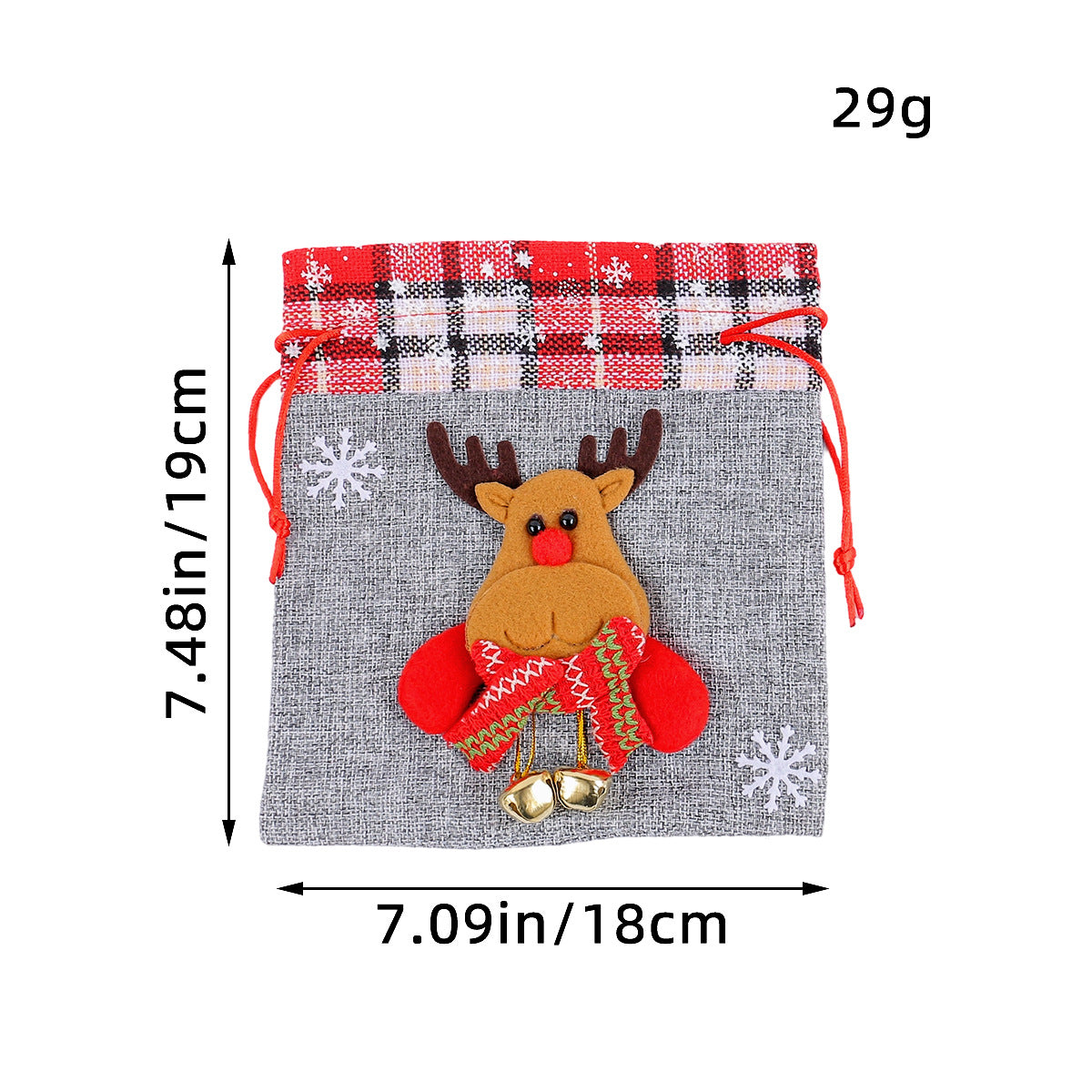 Wholesale  Three-Dimensional Doll Candy Bag Christmas Decorations