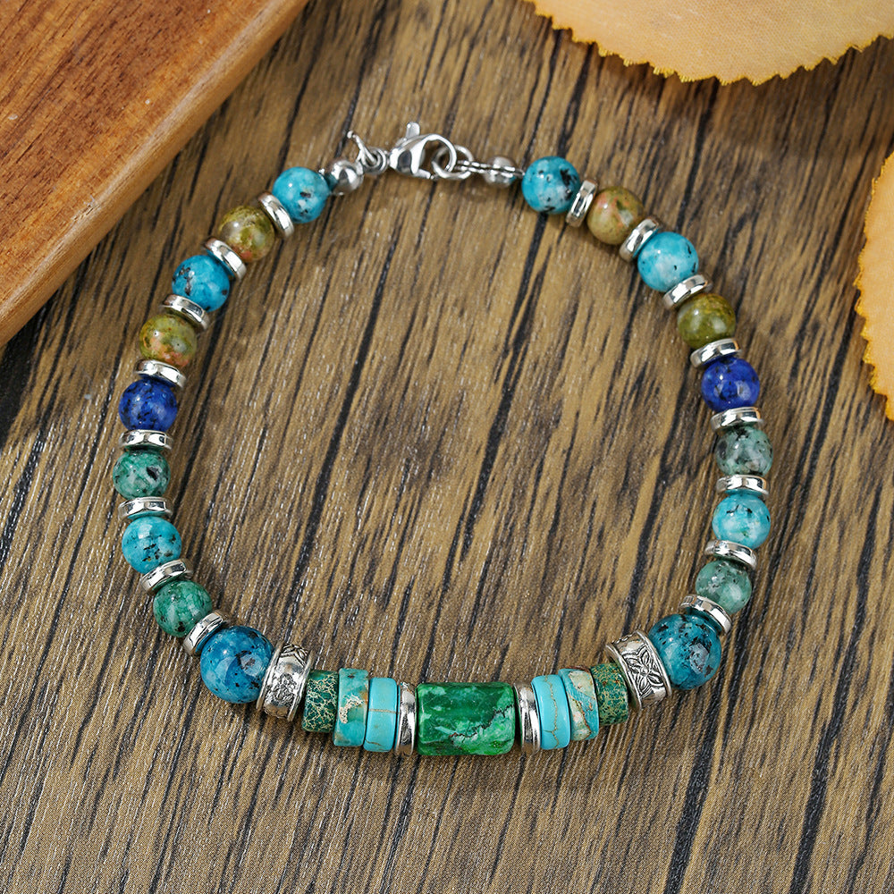 Wholesale Retro-style Fashionable Turquoise Beaded Bracelets