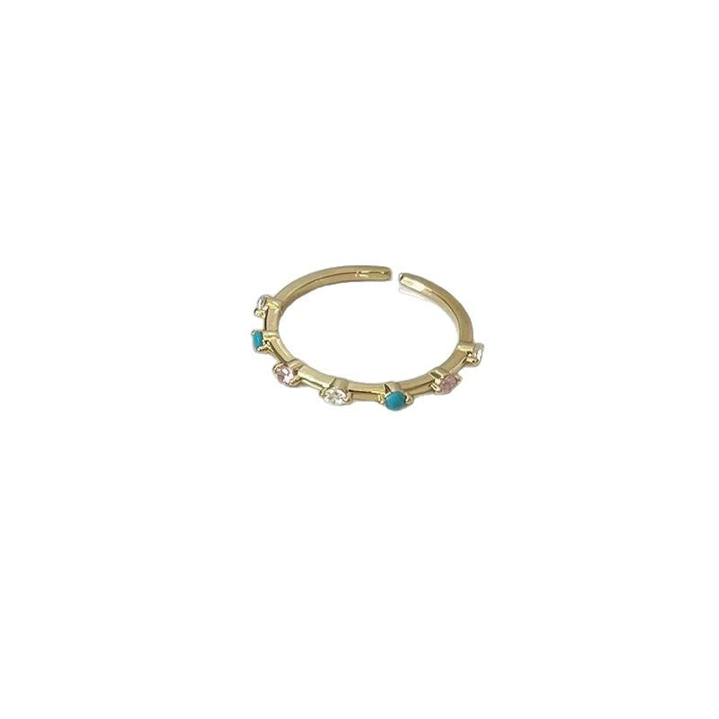 Wholesale Women S Modern Blue Stacking Ring Fashion Accessory Boutique Resale Gift
