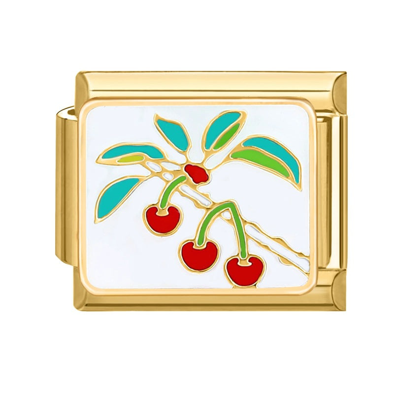 Großhandel italienisches Charmearmband 9mm DIY Spleißen süßer kreativer Anhänger Edelstahl komponierbares Armband