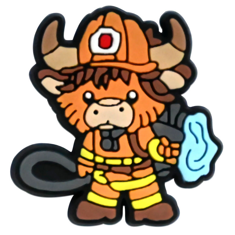 Wholesale Random 100pcs Scottish High Low Cow Shoes Accessories Shoes Charms ACC-SC-RYY048