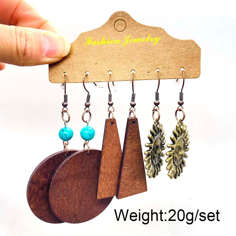Wholesale Western Cowboy Series Earring Set
