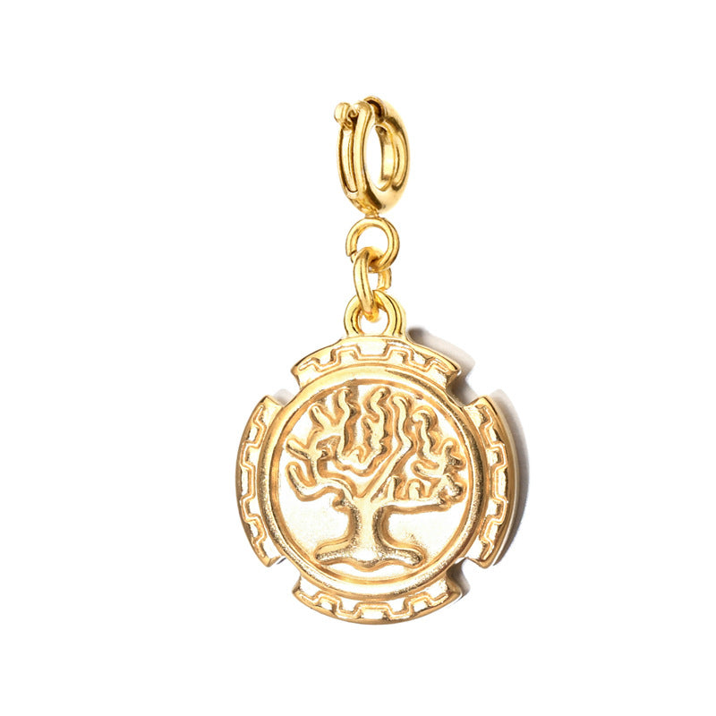 Wholesale Stainless Steel Color-Preserving DIY Heart  Charms