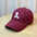 Wholesale Baseball Cap Big Head Cap Women's Red Big Face Hat