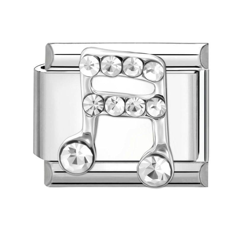 Wholesale Italian Charm Bracelet 9mm DIY Splicing Cute Creative Stainless Steel Composable Bracelet