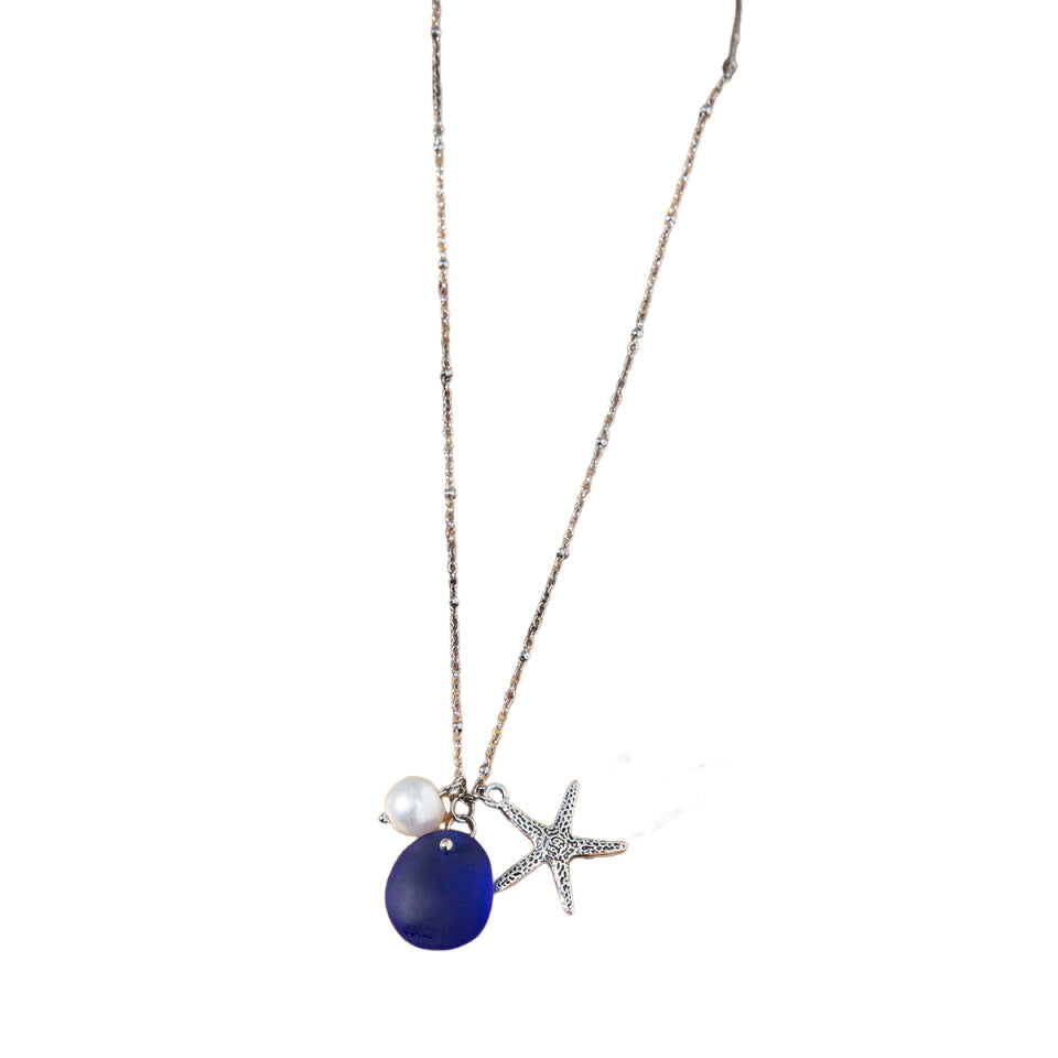 Wholesale  Ocean Vacation Style Starfish Shell Pendant Necklace