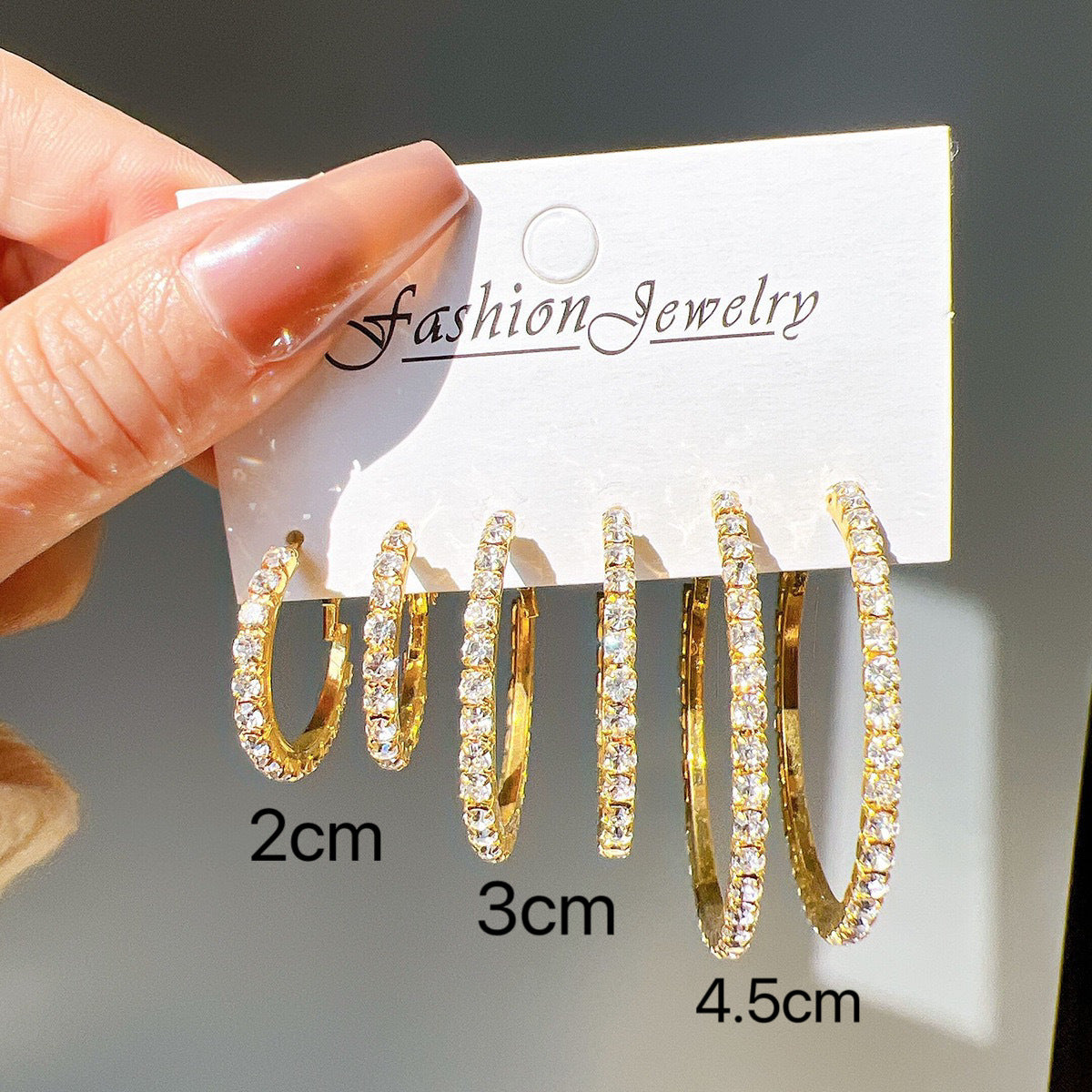 Wholesale Classic Plated Hoop Earrings
