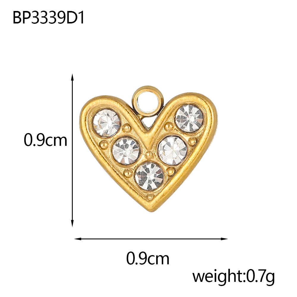 Wholesale Stainless steel three-dimensional pendant