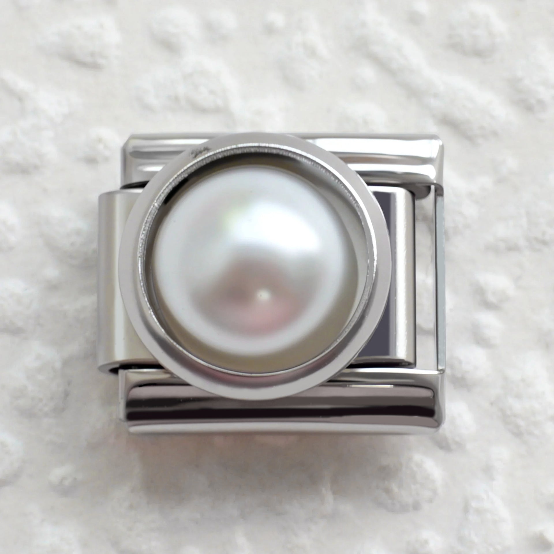 Wholesale  5pcs Italian Charm Bracelet 9mm DIY Splicing Animal Pearl Stainless Steel Composable Bracelet