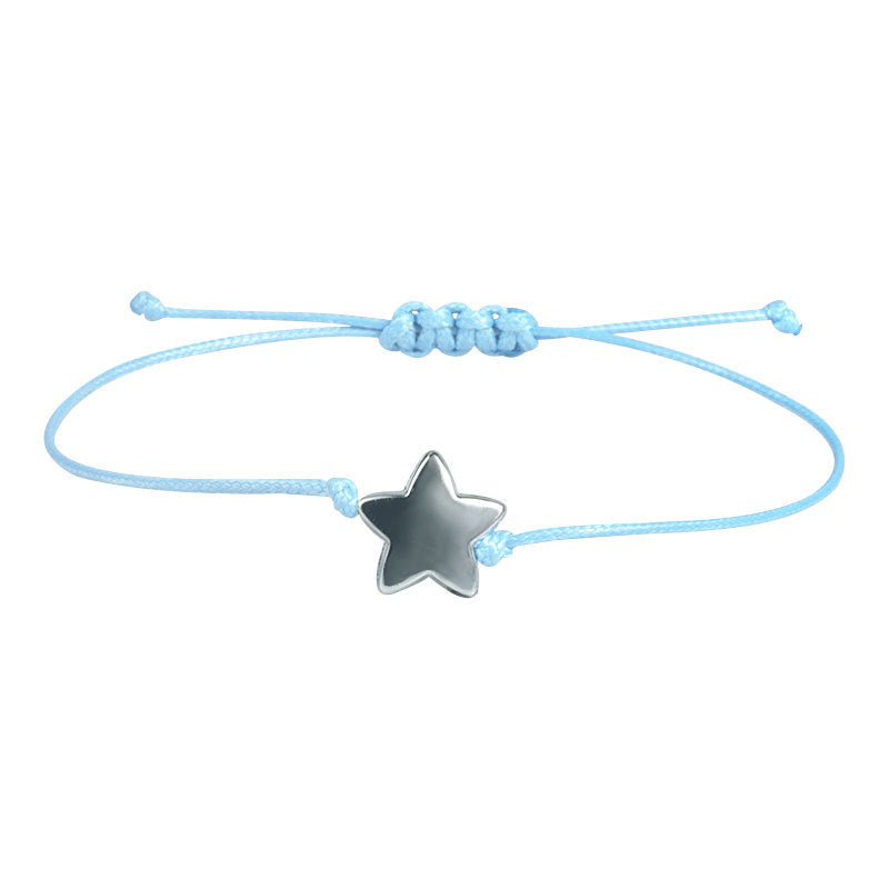 Wholesale Five-pointed Star Woven Hand Rope Color Adjustable Bracelet