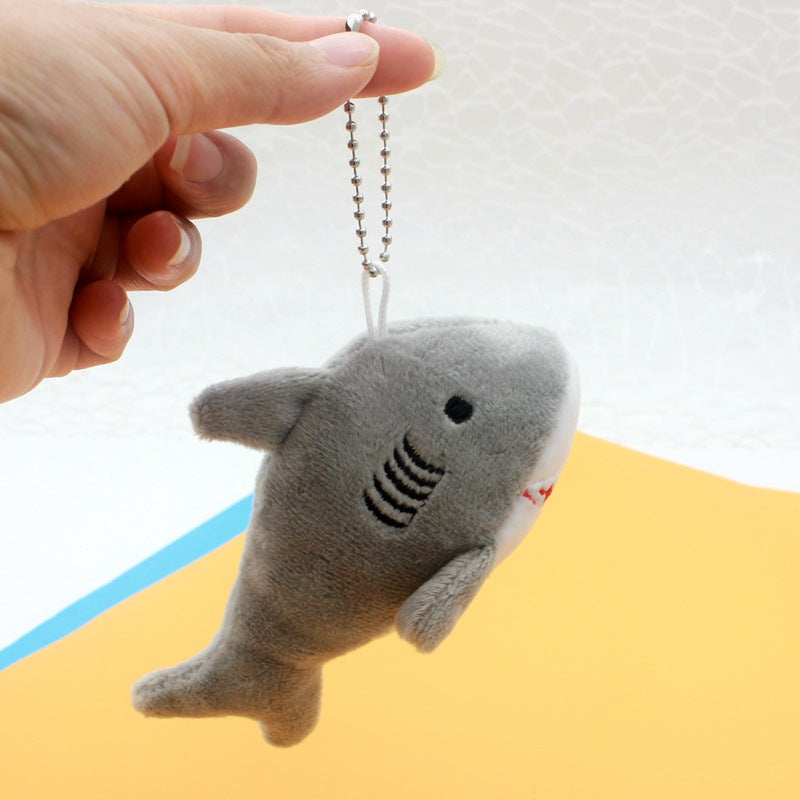 Wholesale Cartoon Shark Sea Animal Plush Toy Doll Keychain